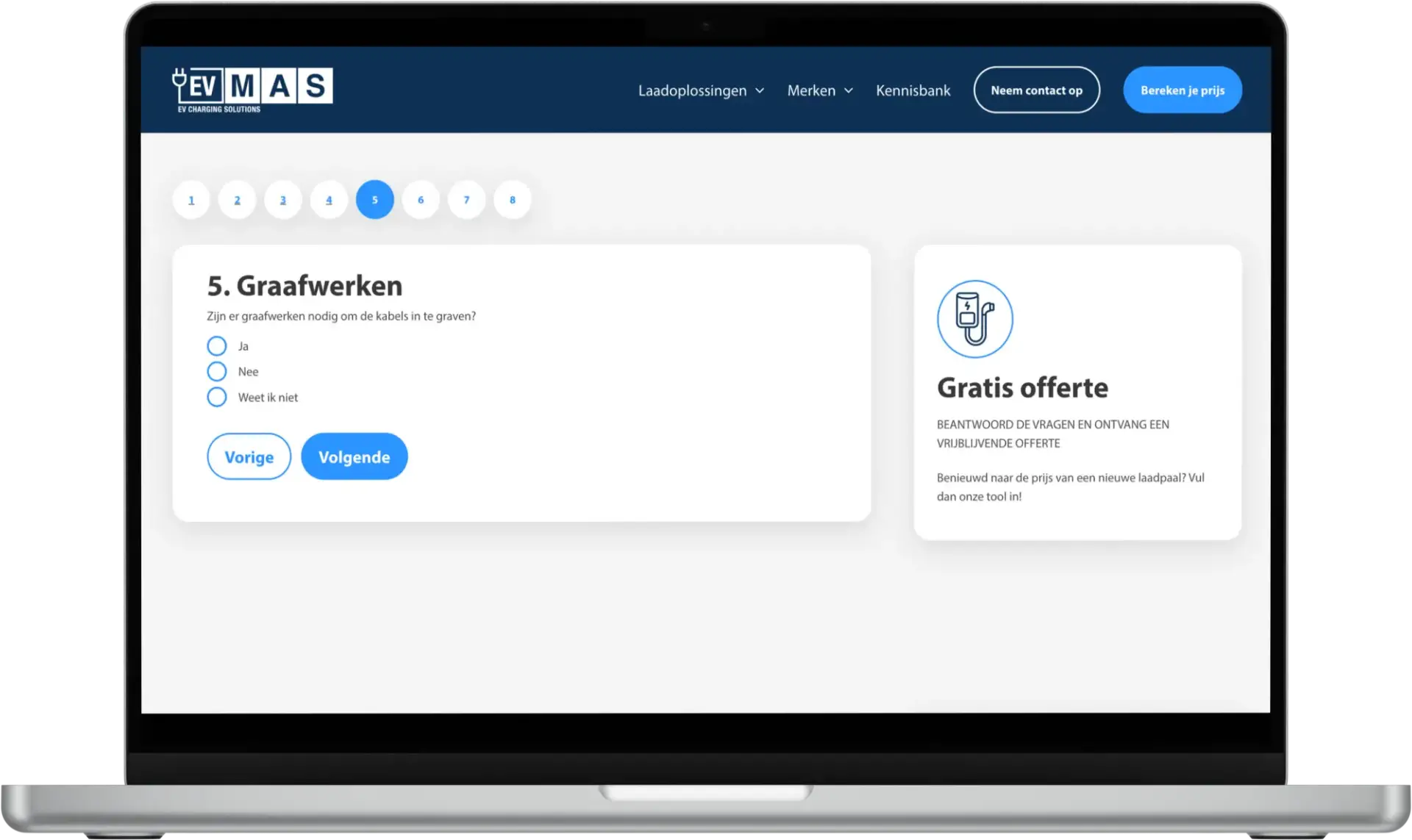 Prijs laadpaal graafwerken