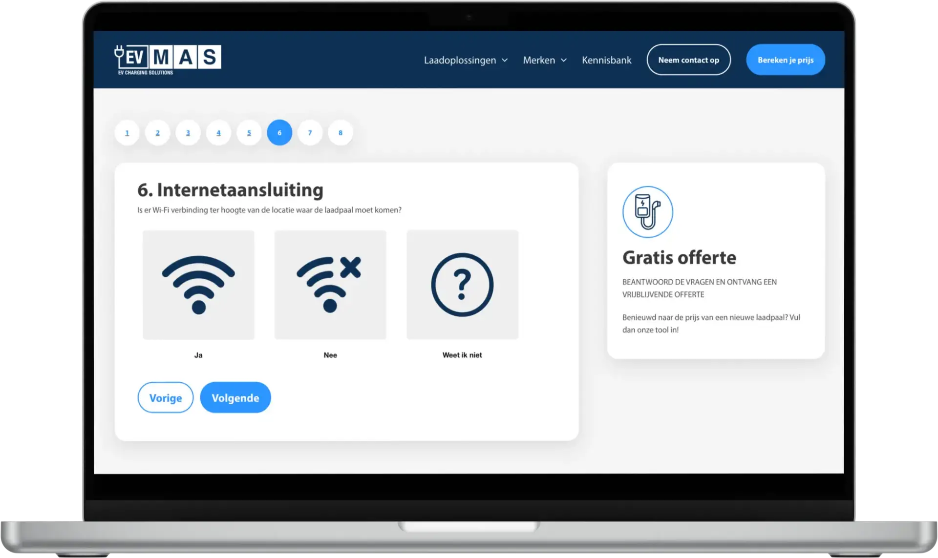 Prijs laadpaal wifi internetaansluiting